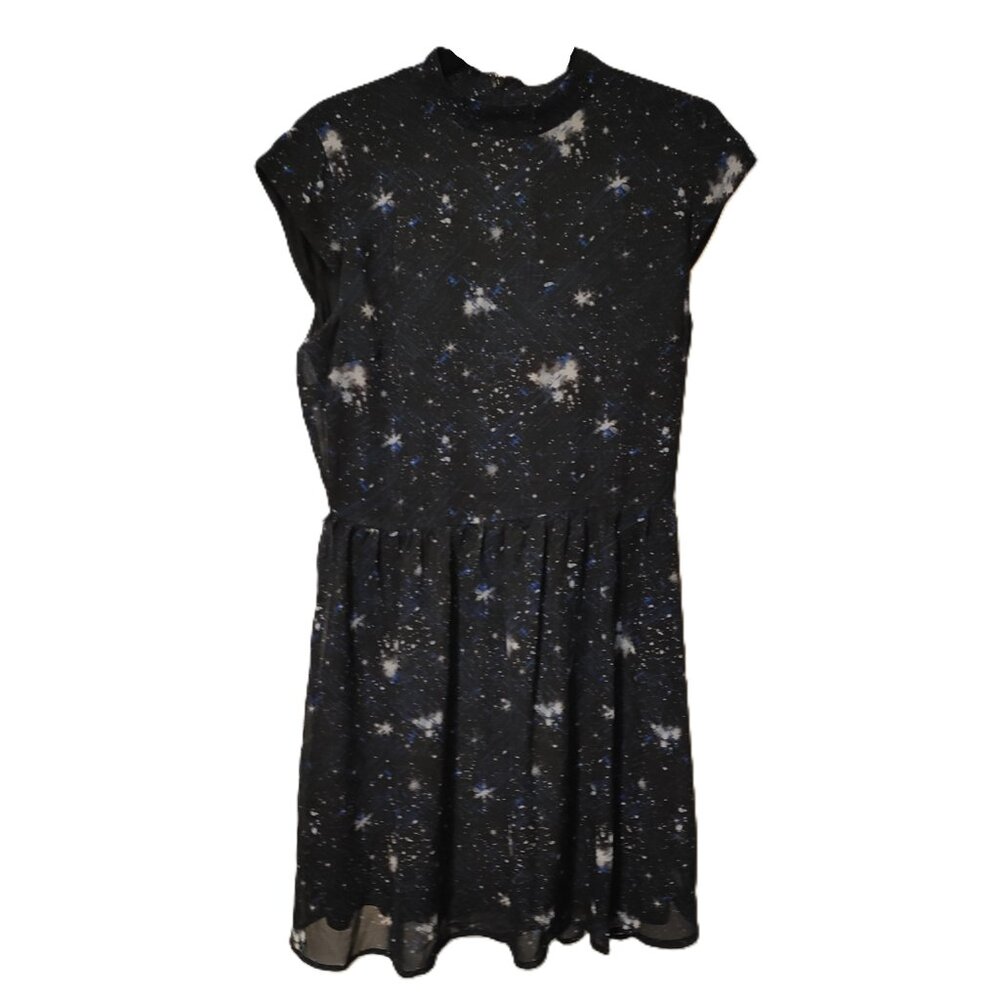 Kids Star Wars Dress Black, White, Blue Tie Fighters Kid's/Girl's Size Large